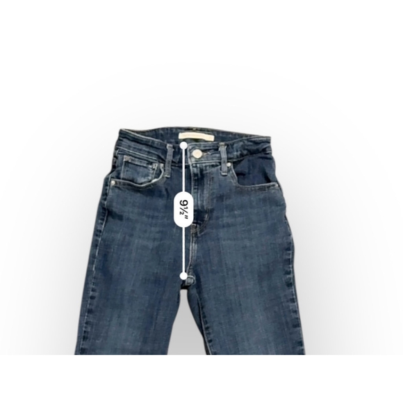Levi's Women’s 725 High Rise Bootcut Jeans Size 25 Dark Wash Denim Western - Picture 3 of 9